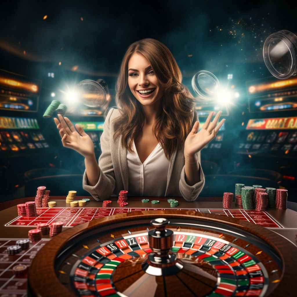 Casino-style entertainment section arranged for responsible adult play